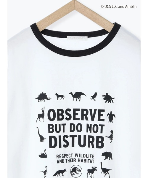 ehka sopo（エヘカソポ）の「【ジュラシック・ワールド】プリントリンガーTシャツ（Tシャツ/カットソー・レディース・ブラウン/オフホワイト/ブルー・ﾌﾘ-）」の20枚目の写真