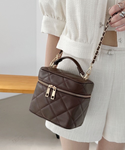 Heather(ヘザー)の「バニティBAG 352172(ショルダーバッグ・レディース・ブラック/アイボリー/ブルー/ブラック系その他/ベージュ/ピンク/ブルー系その他/チェック/ブラウン・ONE SIZE)」の4枚目の写真