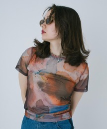 TINA：JOJUN | UNITE SHEER TOPS TINA：JOJUN(Tシャツ/カットソー)