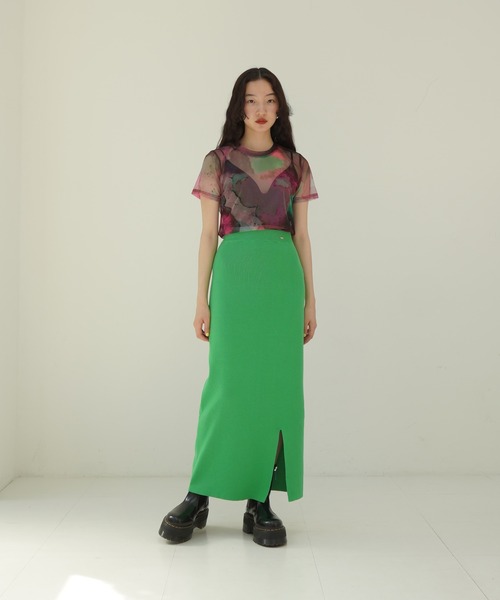 トップス TINA : JOJUN セール】カットレース シアートップス TINA：JOJUN（シャツ