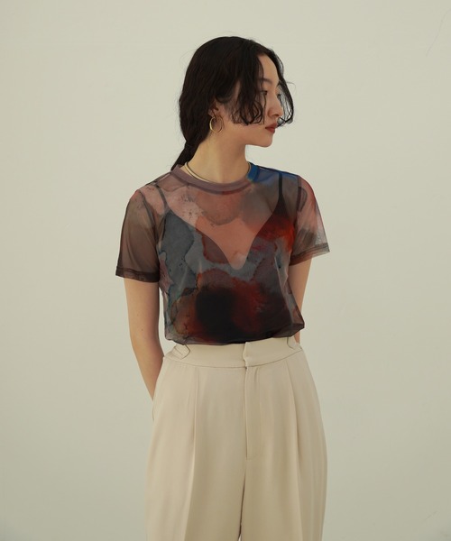 TINA：JOJUN（ティーナジョジュン）の「UNITE SHEER TOPS TINA