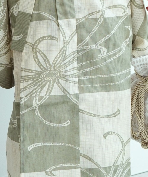 utatane（ウタタネ）の「キッズ浴衣3点セット utatane（浴衣・キッズ・グリーン・110cm/100cm/120cm/130cm）」の7枚目の写真