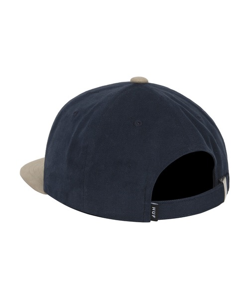 HUF(ハフ)の「OS SYSTEM 6 PANEL HAT / HUF キャップ 帽子(キャップ・メンズ・ホワイト/ネイビー・O/S)」の4枚目の写真