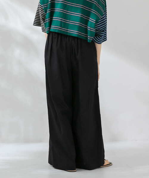 KBF（ケイビーエフ）の「ワイドシルエットリネンパンツ（その他パンツ・レディース・ブラック/ラベンダー/ライトベージュ・ONE）」の20枚目の写真