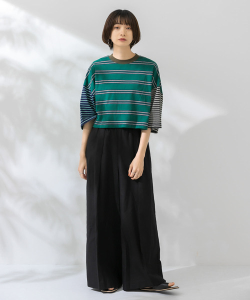 KBF（ケイビーエフ）の「ワイドシルエットリネンパンツ（その他