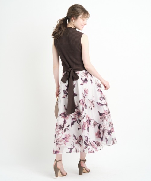 Apuweiser-riche（アプワイザーリッシェ）の「アウトリブニット（ニット/セーター・レディース・ホワイト/ブラック/ボルドー/ピンクベージュ/グリーン/ブラウン・2）」の19枚目の写真