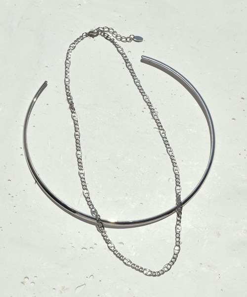 GOLDY（ゴールディ）の「アンカー チェーン チョーカー & シャープ ライン ネックカフ（ネックレス・レディース・シルバー/ゴールド/シルバー系その他/ゴールド系その他・FREE）」の12枚目の写真