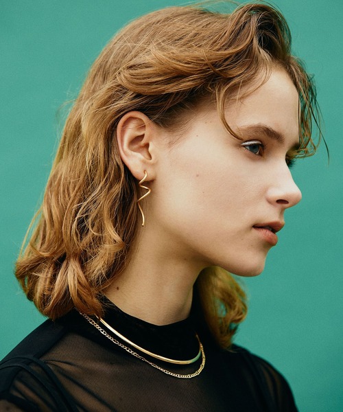 GOLDY（ゴールディ）の「アンカー チェーン チョーカー & シャープ ライン ネックカフ（ネックレス・レディース・シルバー/ゴールド/シルバー系その他/ゴールド系その他・FREE）」の16枚目の写真