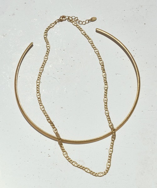 GOLDY（ゴールディ）の「アンカー チェーン チョーカー & シャープ ライン ネックカフ（ネックレス・レディース・シルバー/ゴールド/シルバー系その他/ゴールド系その他・FREE）」の14枚目の写真