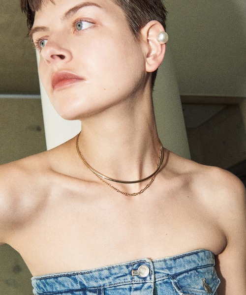 GOLDY（ゴールディ）の「アンカー チェーン チョーカー & シャープ ライン ネックカフ（ネックレス・レディース・シルバー/ゴールド/シルバー系その他/ゴールド系その他・FREE）」の18枚目の写真