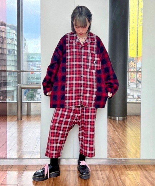 Candy Stripper（キャンディストリッパー）の「CND CHECK パンツ（その他パンツ・レディース・レッド/ブラック・2）」の15枚目の写真