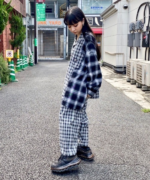 Candy Stripper（キャンディストリッパー）の「CND CHECK パンツ（その他パンツ・レディース・レッド/ブラック・2）」の8枚目の写真