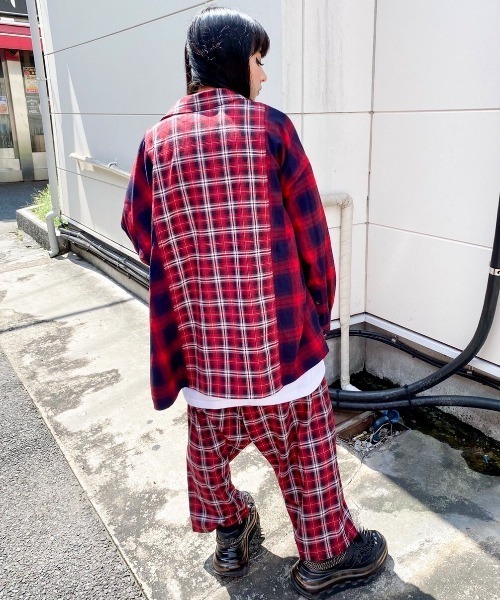 Candy Stripper（キャンディストリッパー）の「CND CHECK パンツ（その他パンツ・レディース・レッド/ブラック・2）」の13枚目の写真