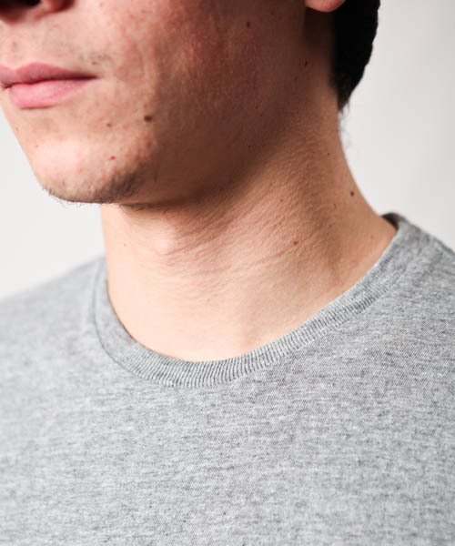 MR.OLIVE（ミスターオリーブ）の「25/1 VINTAGE GAUZE COTTON / "A" ATHLETIC T-SHIRT（Tシャツ/カットソー・メンズ・グレー系その他/ブルー系その他・MEDIUM/SMALL/LARGE）」の7枚目の写真