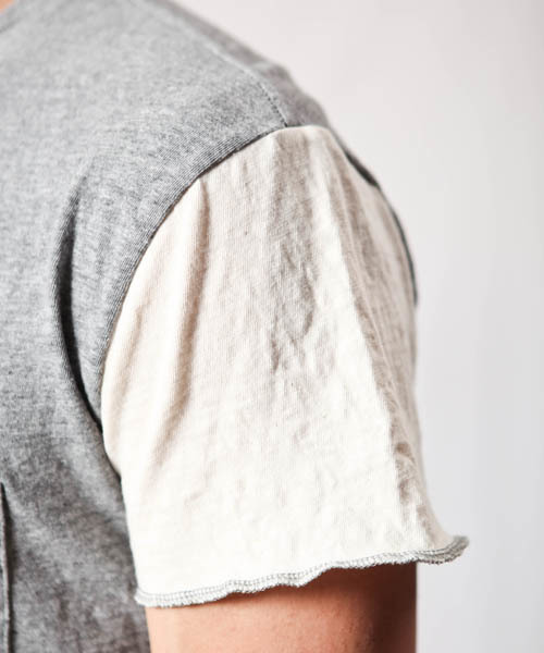 MR.OLIVE（ミスターオリーブ）の「25/1 VINTAGE GAUZE COTTON / "A" ATHLETIC T-SHIRT（Tシャツ/カットソー・メンズ・グレー系その他/ブルー系その他・MEDIUM/SMALL/LARGE）」の9枚目の写真