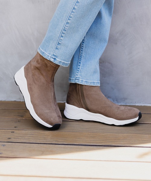 BAYFLOW（ベイフロー）の「※スニーカーブーツ23（ブーツ・レディース・ブラック/ブラック系1/モカ/アイボリー/ブラック系2/ホワイト系1/ブラック×ホワイト・SMALL/MEDIUM/LARGE/X-LARGE）」の15枚目の写真