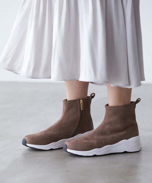 BAYFLOW（ベイフロー）の「※スニーカーブーツ23（ブーツ・レディース・ブラック/ブラック系1/モカ/アイボリー/ブラック系2/ホワイト系1/ブラック×ホワイト・SMALL/MEDIUM/LARGE/X-LARGE）」の19枚目の写真