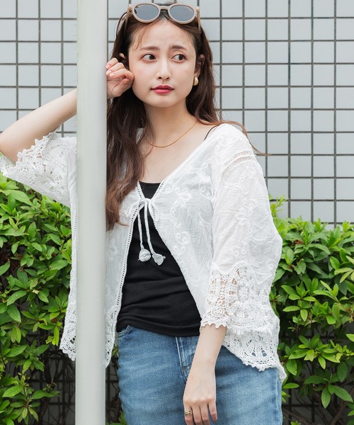 セール ボヘミアンレースカーデ カーディガン ボレロ Coca Coca コカ のファッション通販 Zozotown