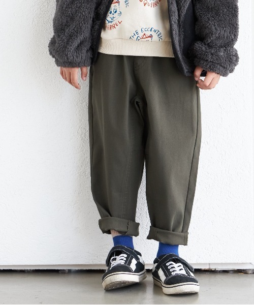 MAKE YOUR DAY(メイクユアデイ)の「スーパーストレッチテーパードパンツ■80~140cm(その他パンツ・キッズ・チャコールグレー/ブラック/ベージュ/カーキ・90/100/110/120/80/130/140)」の7枚目の写真