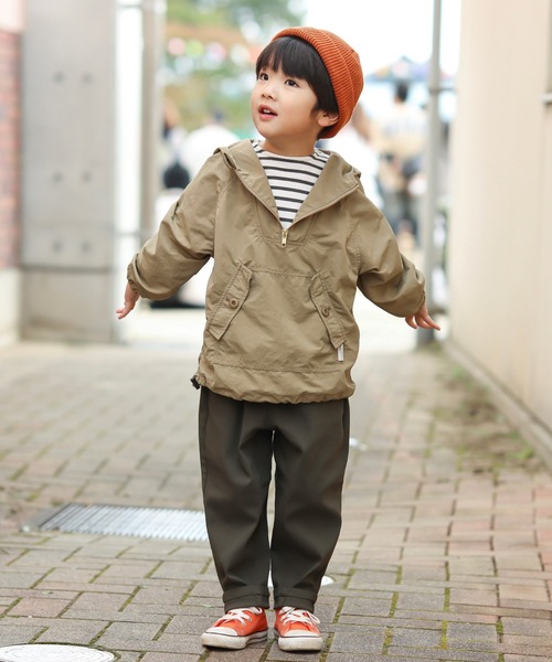 MAKE YOUR DAY(メイクユアデイ)の「スーパーストレッチテーパードパンツ■80~140cm(その他パンツ・キッズ・チャコールグレー/ブラック/ベージュ/カーキ・90/100/110/120/80/130/140)」の6枚目の写真