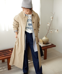 SLOBE IENA | 塩縮ウェザーステンコート(ステンカラーコート)