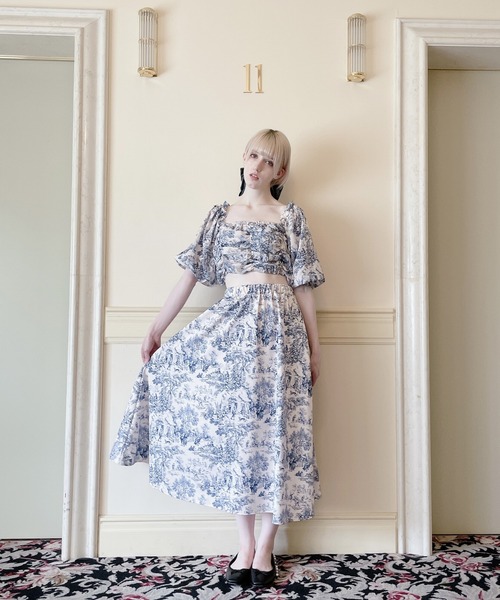 PAIN（ペイン）の「トワルドジュイ2WAYトップス（シャツ/ブラウス・レディース・ブルー/ピンク・FREE）」の13枚目の写真