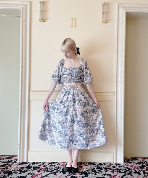 PAIN（ペイン）の「トワルドジュイ2WAYトップス（シャツ/ブラウス・レディース・ブルー/ピンク・FREE）」の8枚目の写真