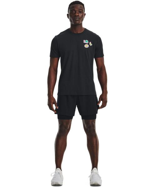UNDER ARMOUR(アンダーアーマー)の「UAイージーデーステッカーズ ショートスリーブTシャツ(ランニング/メンズ)(Tシャツ/カットソー・メンズ・ブラック・S/M/L/XL/XXL)」の9枚目の写真