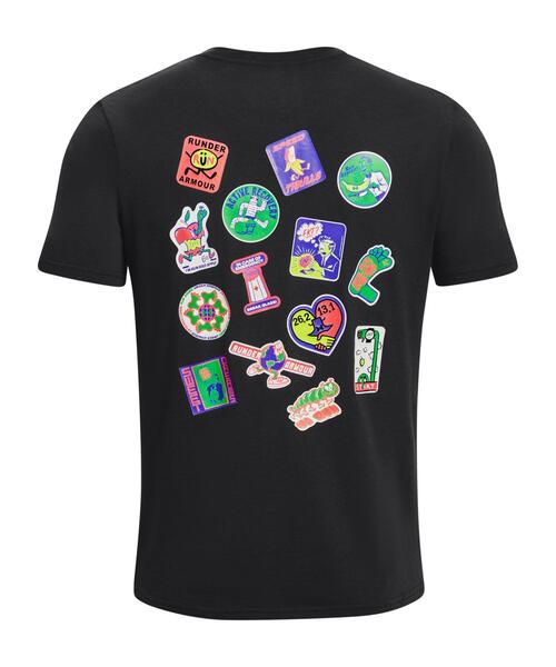 UNDER ARMOUR(アンダーアーマー)の「UAイージーデーステッカーズ ショートスリーブTシャツ(ランニング/メンズ)(Tシャツ/カットソー・メンズ・ブラック・S/M/L/XL/XXL)」の7枚目の写真