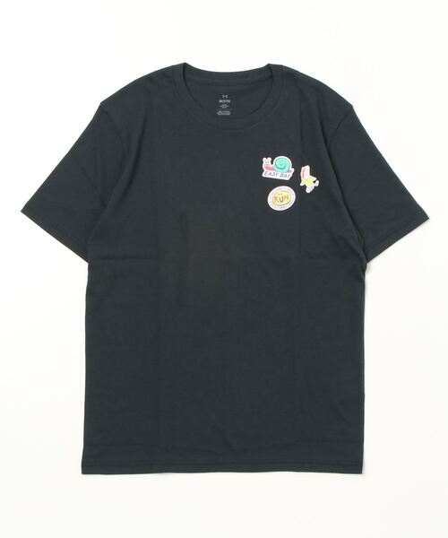 UNDER ARMOUR(アンダーアーマー)の「UAイージーデーステッカーズ ショートスリーブTシャツ(ランニング/メンズ)(Tシャツ/カットソー・メンズ・ブラック・S/M/L/XL/XXL)」の2枚目の写真