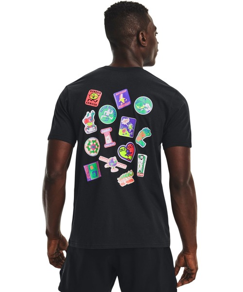 UNDER ARMOUR(アンダーアーマー)の「UAイージーデーステッカーズ ショートスリーブTシャツ(ランニング/メンズ)(Tシャツ/カットソー・メンズ・ブラック・S/M/L/XL/XXL)」の5枚目の写真