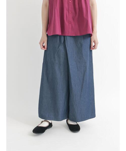 Samansa Mos2(サマンサ モスモス)の「デニムアシメパンツ(デニムパンツ・レディース・ネイビー・フリ-)」の5枚目の写真