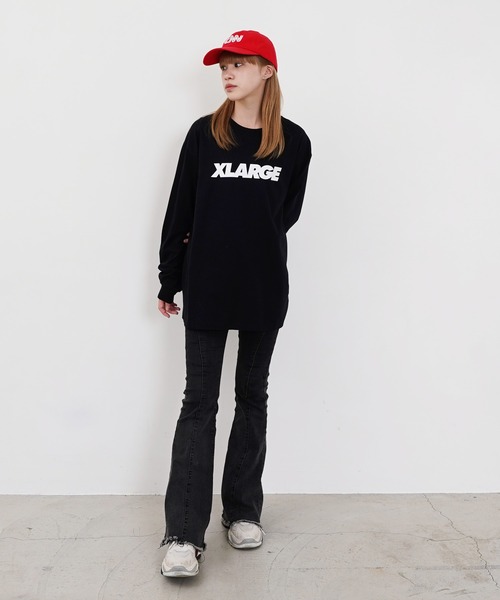 XLARGE(エクストララージ)の「XLARGE / エクストララージ STANDARD LOGO L/S TEE ロンT(Tシャツ/カットソー・メンズ・ホワイト/ブラック・MEDIUM/LARGE/X-LARGE)」の9枚目の写真