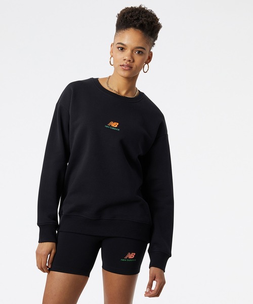 NEW BALANCE（ニューバランス）の「NB Athletics Artist Pack スウェットクルー（スウェット・レディース・ブラック/ベージュ・SMALL/MEDIUM/LARGE）」の10枚目の写真