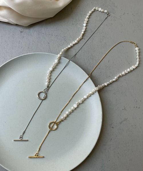 cheriella（シェリエラ）の「【cheriella】バロックパールネックレス（ネックレス・レディース・シルバー/ゴールド・FREE）」の13枚目の写真