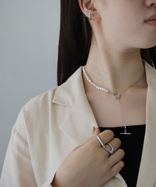 cheriella（シェリエラ）の「【cheriella】バロックパールネックレス（ネックレス・レディース・シルバー/ゴールド・FREE）」の12枚目の写真