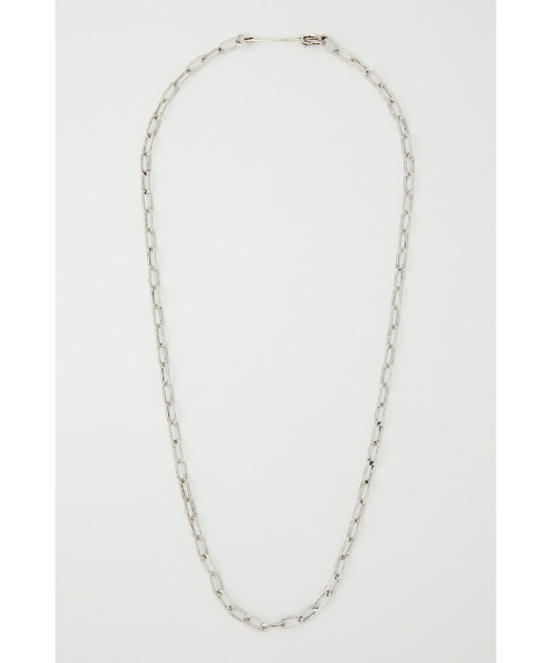 AZUL by moussy（アズールバイマウジー）の「SAFETY PIN MOTIF NECKLACE/セーフティーピンモチーフネックレス（ネックレス・メンズ・シルバー・FREE）」の5枚目の写真