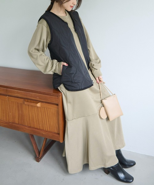 ECRIRE(エクリール)の「【miho.a.nicoコラボ】リバーシブルファーベスト(ベスト・レディース・ブラック/ブラウン・M/L)」の20枚目の写真