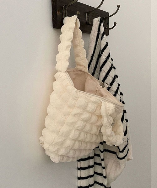 BEIDELLI（ベイデリー）の「[BELLIDE MADE] キューティポップコーンバック（ハンドバッグ・レディース・アイボリー・FREE）」の6枚目の写真