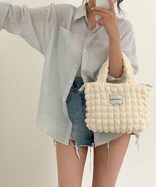 BEIDELLI（ベイデリー）の「[BELLIDE MADE] キューティポップコーンバック（ハンドバッグ・レディース・アイボリー・FREE）」の3枚目の写真