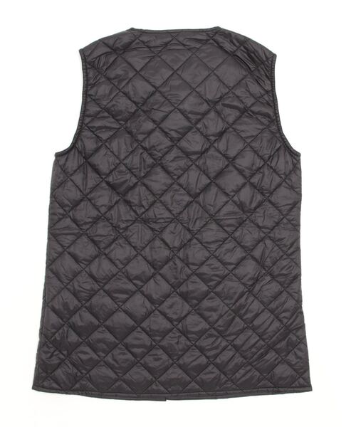 NAVY(ネイビー)の「20Dナイロンチュニック丈キルト中綿ベスト(ベスト・レディース・ピンク/ブラウン/ブラック・M/L)」の4枚目の写真