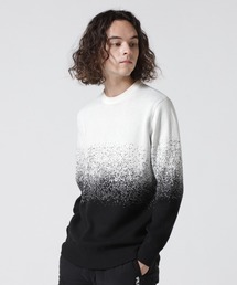 1piu1uguale3 RELAX | 1PIU1UGUALE3 RELAX/ウノピゥ ウノ ウグァーレ トレ リラックス/グラデーションクルーネックニット(ニット/セーター)