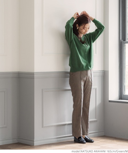 coca（coca）（コカ）の「ウールタッチカーディガン（カーディガン/ボレロ・レディース・チャコール/ブラック/ライトピンク/グリーン・M/L）」の13枚目の写真