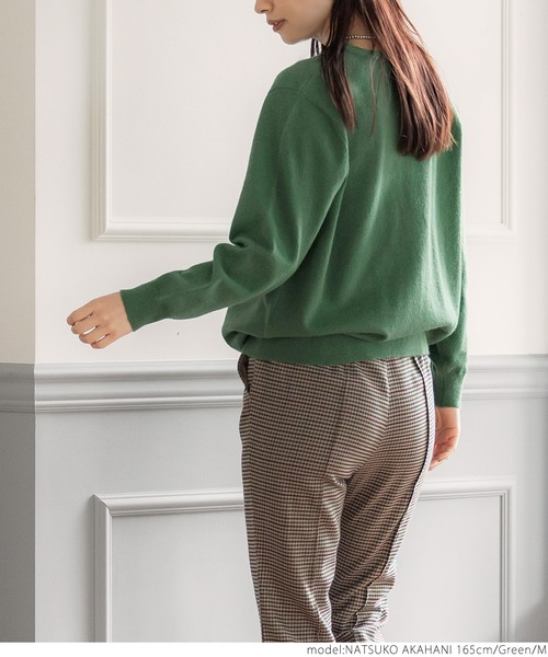 coca（coca）（コカ）の「ウールタッチカーディガン（カーディガン/ボレロ・レディース・チャコール/ブラック/ライトピンク/グリーン・M/L）」の15枚目の写真