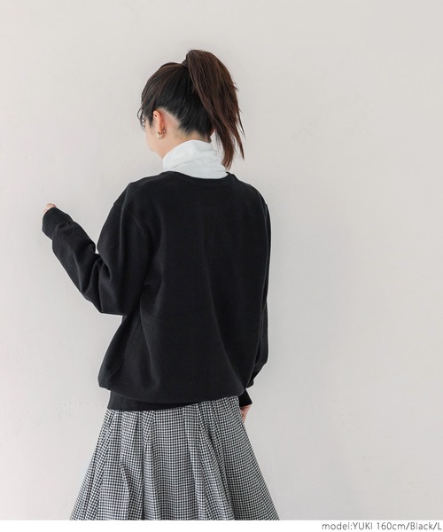 coca（coca）（コカ）の「ウールタッチカーディガン（カーディガン/ボレロ・レディース・チャコール/ブラック/ライトピンク/グリーン・M/L）」の7枚目の写真