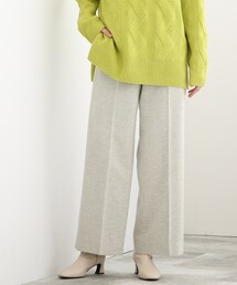 INDIVI | 【ツィード/ウール混】ワイドパンツ(その他パンツ)