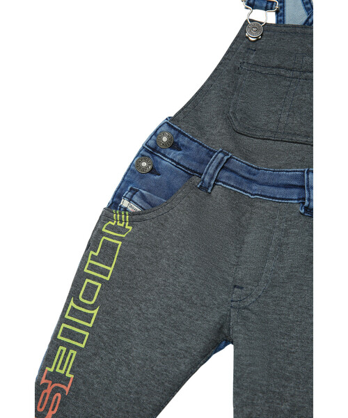 DIESEL(ディーゼル)の「ベビー オーバーオール スウェット デニム(サロペット/オーバーオール・キッズ・インディゴブルー・36M)」の2枚目の写真