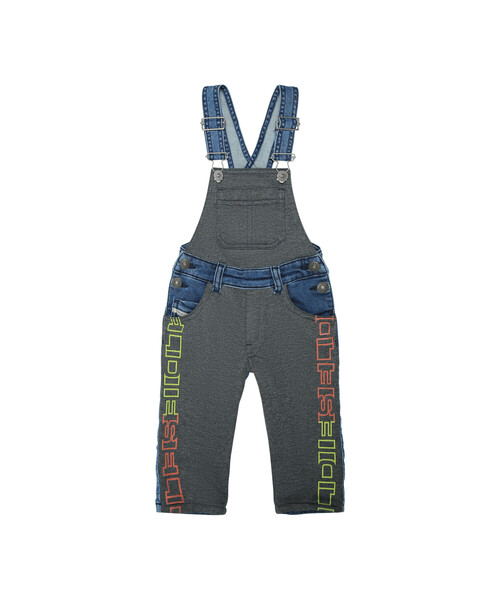 DIESEL(ディーゼル)の「ベビー オーバーオール スウェット デニム(サロペット/オーバーオール・キッズ・インディゴブルー・36M)」の4枚目の写真