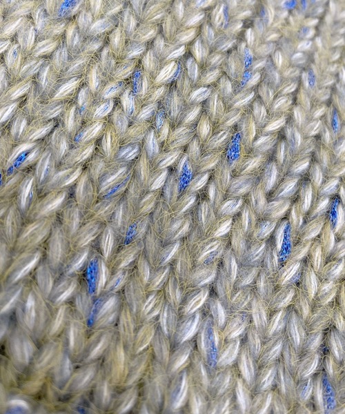 DAY CLOSET（デイ クローゼット）の「レディース レトロ金釦リブミックスニットカーディガン（カーディガン/ボレロ・レディース・グリーン/ピンク・ONE SIZE）」の19枚目の写真