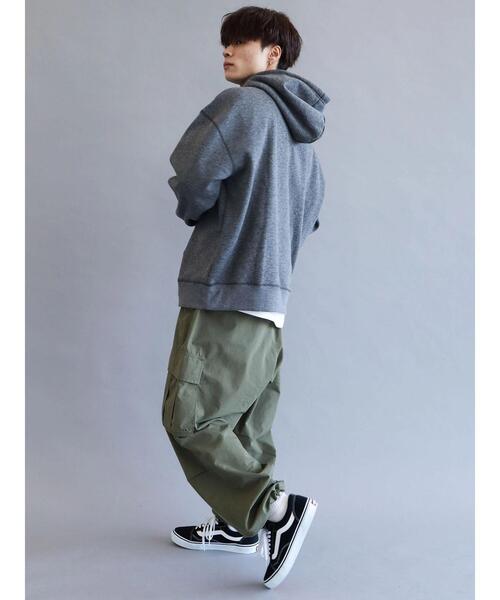 CRAFT STANDARD BOUTIQUE(クラフトスタンダードブティック)の「裏起毛BIGプルパーカー(パーカー・レディース・ブラック/グレー系その他/アイボリー/杢グレー・L/M/LL)」の10枚目の写真